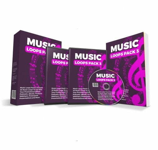25 Royalty-Free Music Loops Pack 3 – with Resell Rights