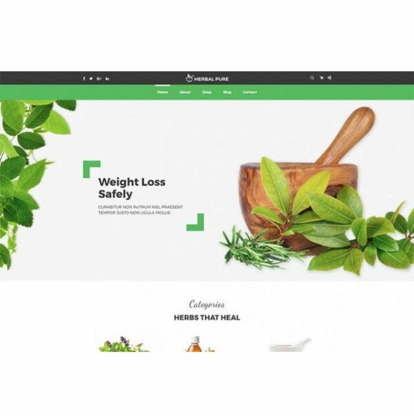 Herbal Pure – HTML Template