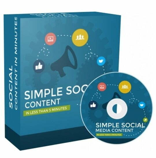 Simple Social Media Content – Video Course with Resell Rights