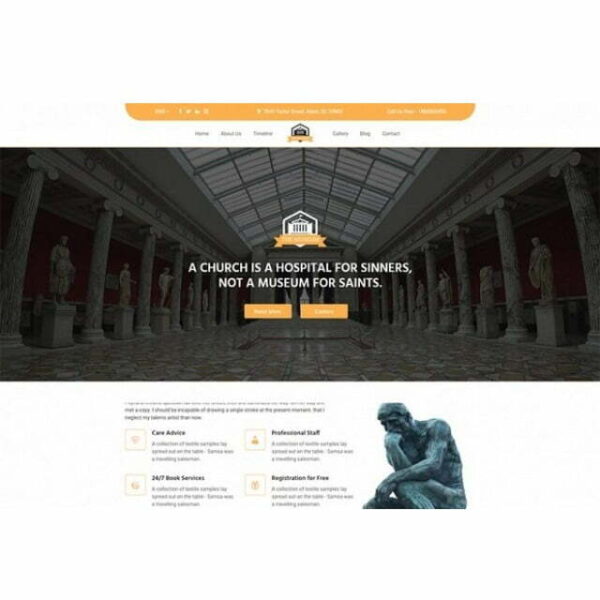 Museum – HTML Template