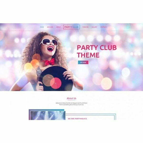 Party Club – HTML Template