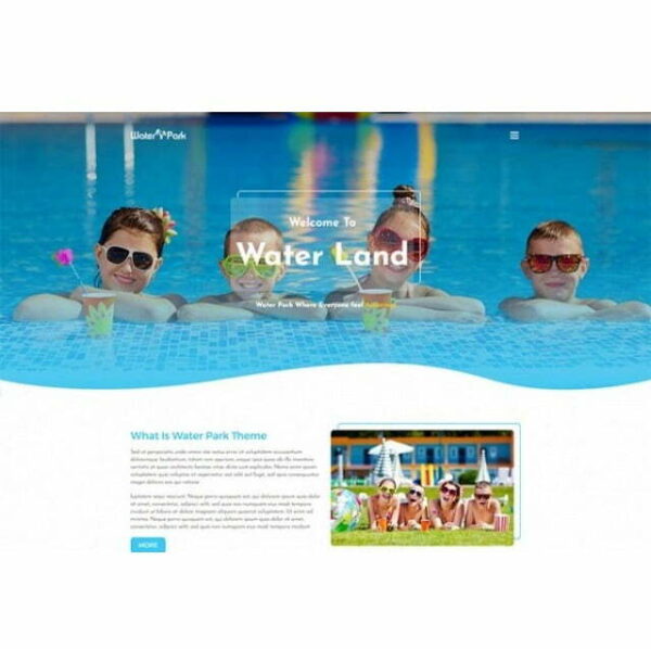 Water Park – HTML Template